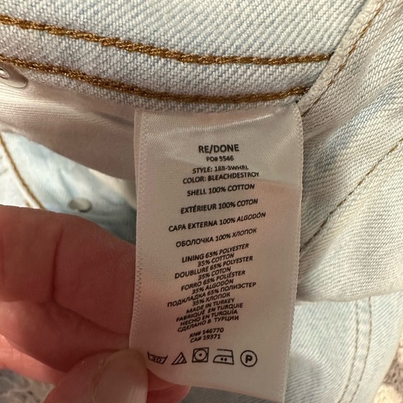 RE/DONE 90’s High Rise Loose Jeans, Size 25 (v) - Picture 6 of 8